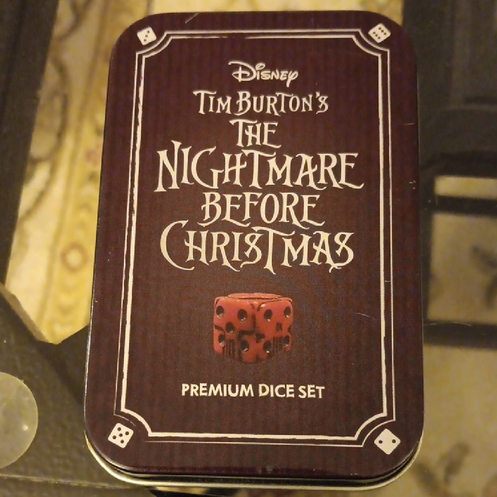 THE NIGHTMARE BEFORE CHRISTMAS DICE SET